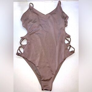 Used Billabong Sol Searcher One Piece Swimsuit Clay • Womens Size Large